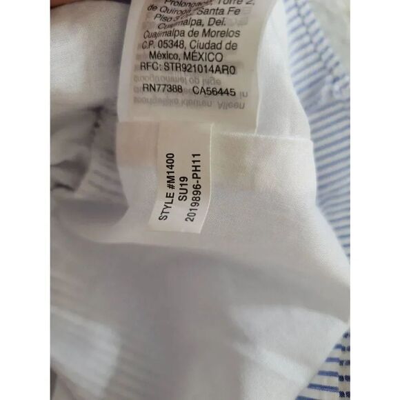 CrewCuts Girl's Seersucker Overlay Midi Tank Striped Dress 8 NWT - Picture 5 of 8